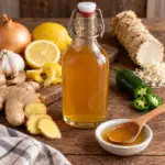 Fire cider with ginger and a peppery citrus finish