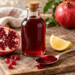 Grenadine with bright pomegranate flavor