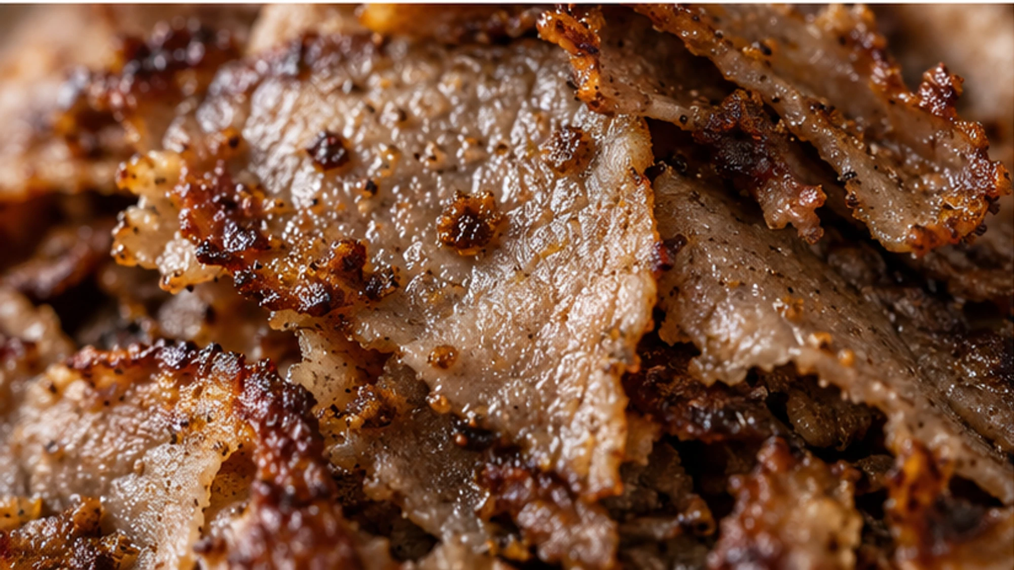 Baked doner kebab meat unwrapped from parchment and ready to slice.